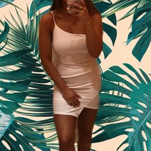 White One Shoulder Dress